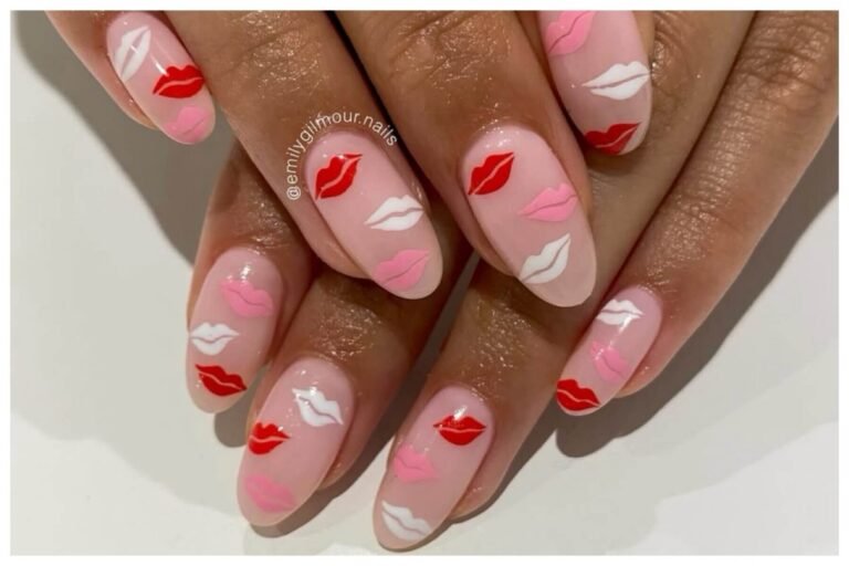 lip nail designs