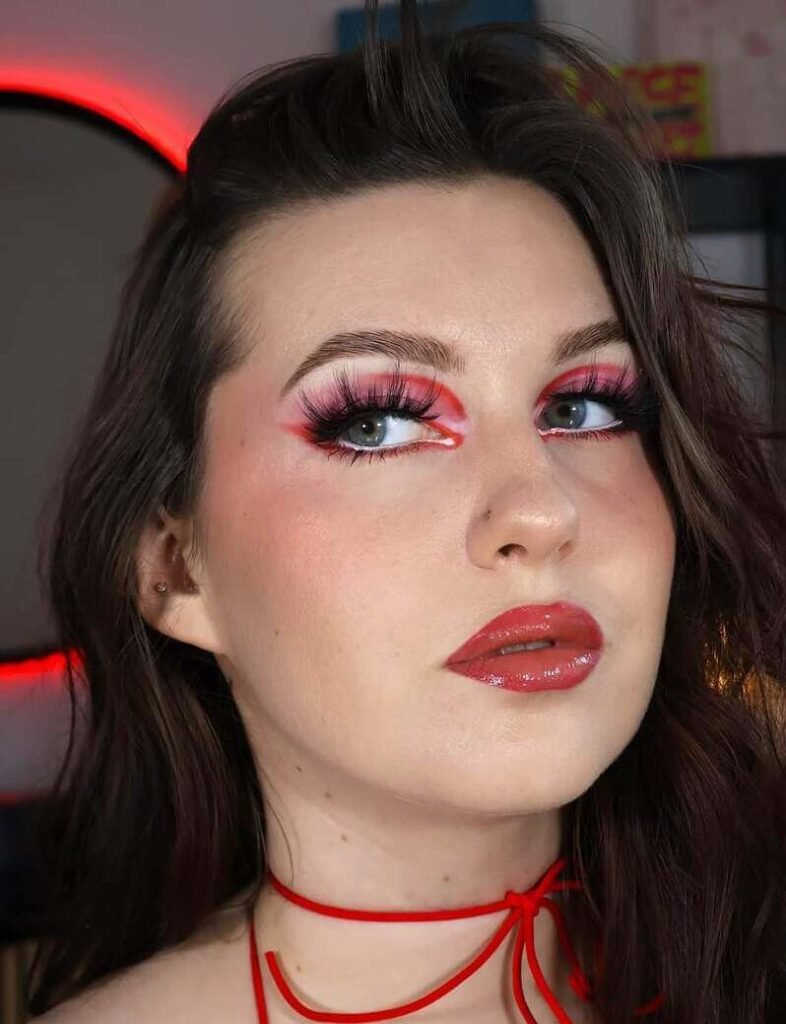 red valentine's day makeup ideas
