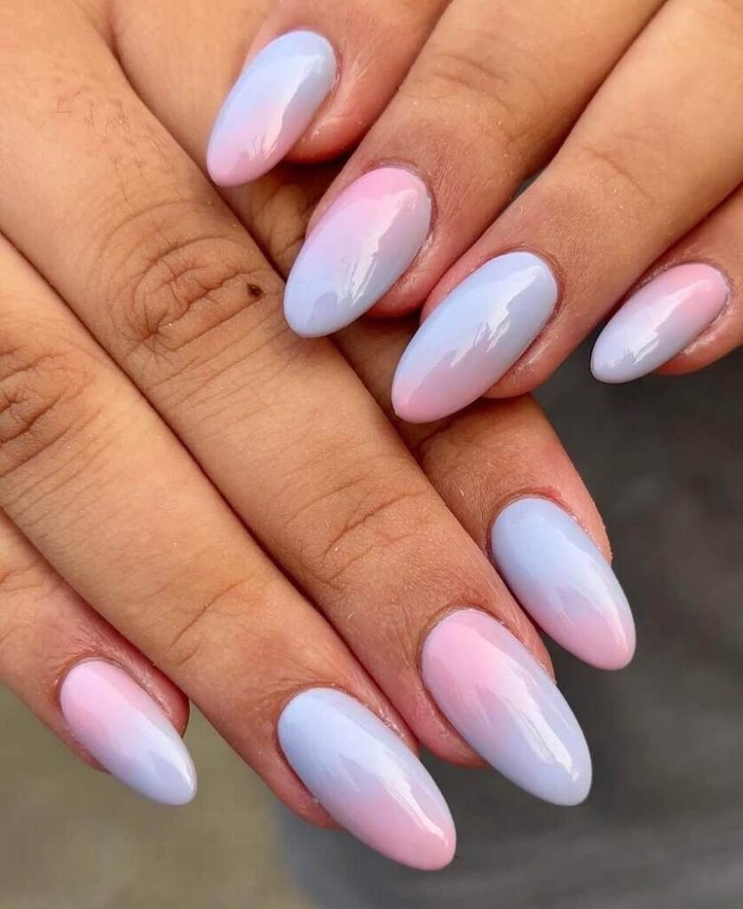 cotton candy nails 