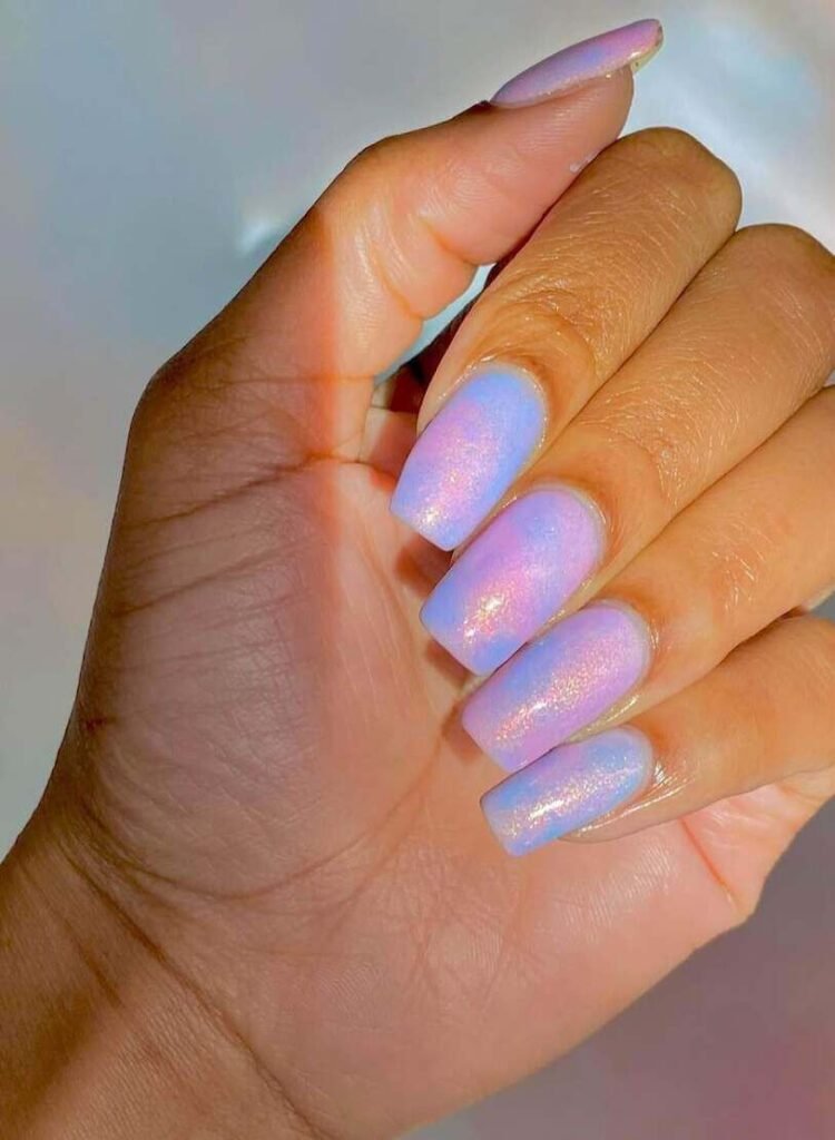 cotton candy nails 