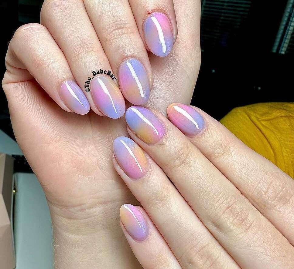 cotton candy nails 