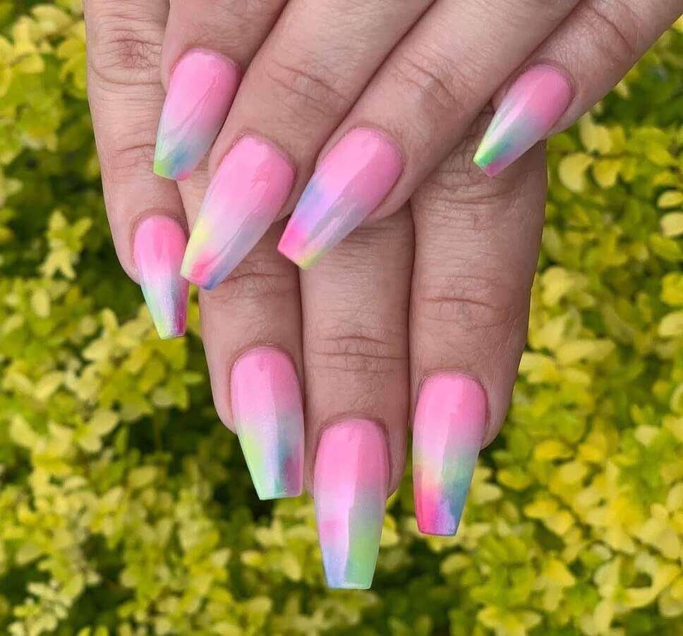 cotton candy nails 