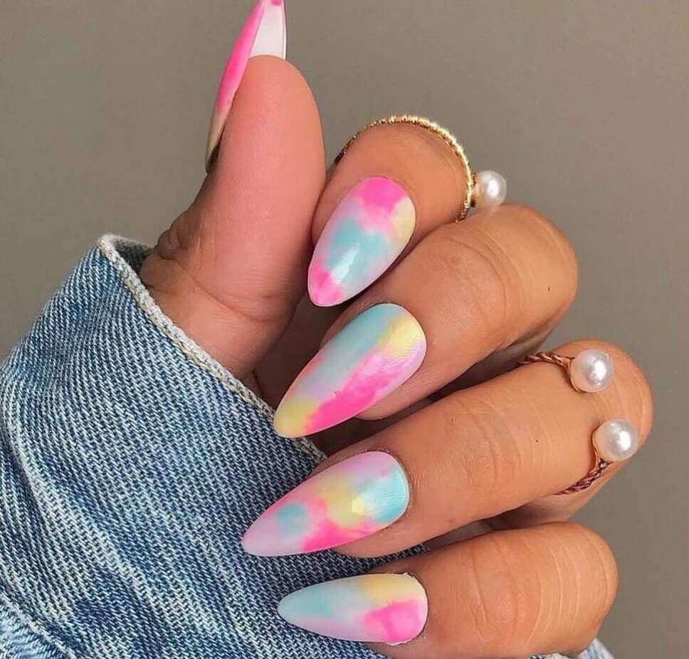 cotton candy nails 