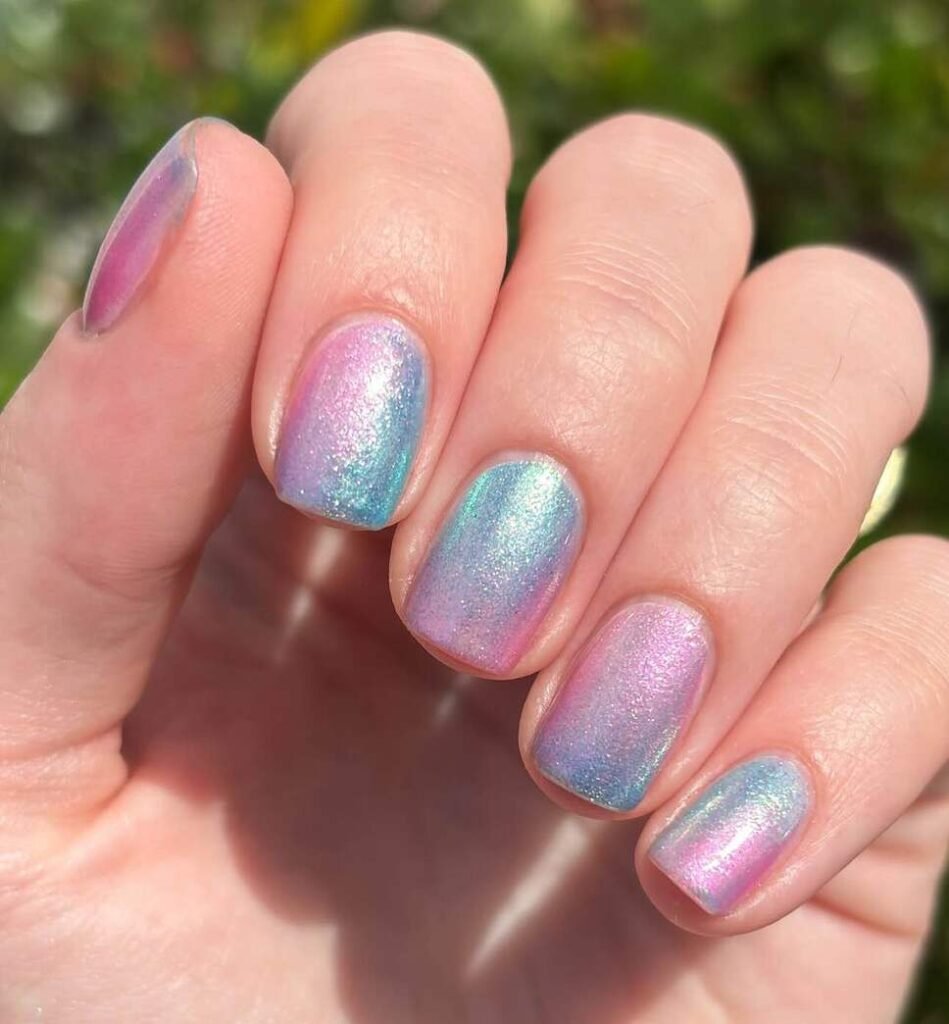 cotton candy nails 