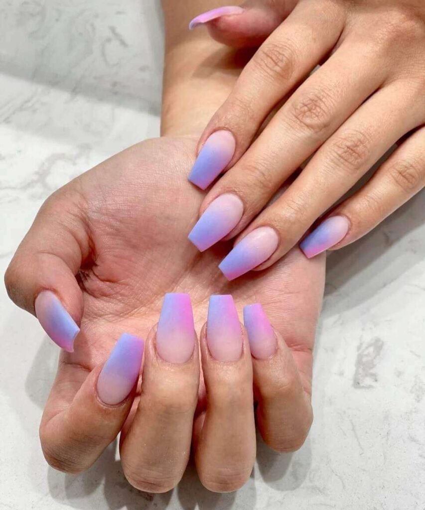 cotton candy nails