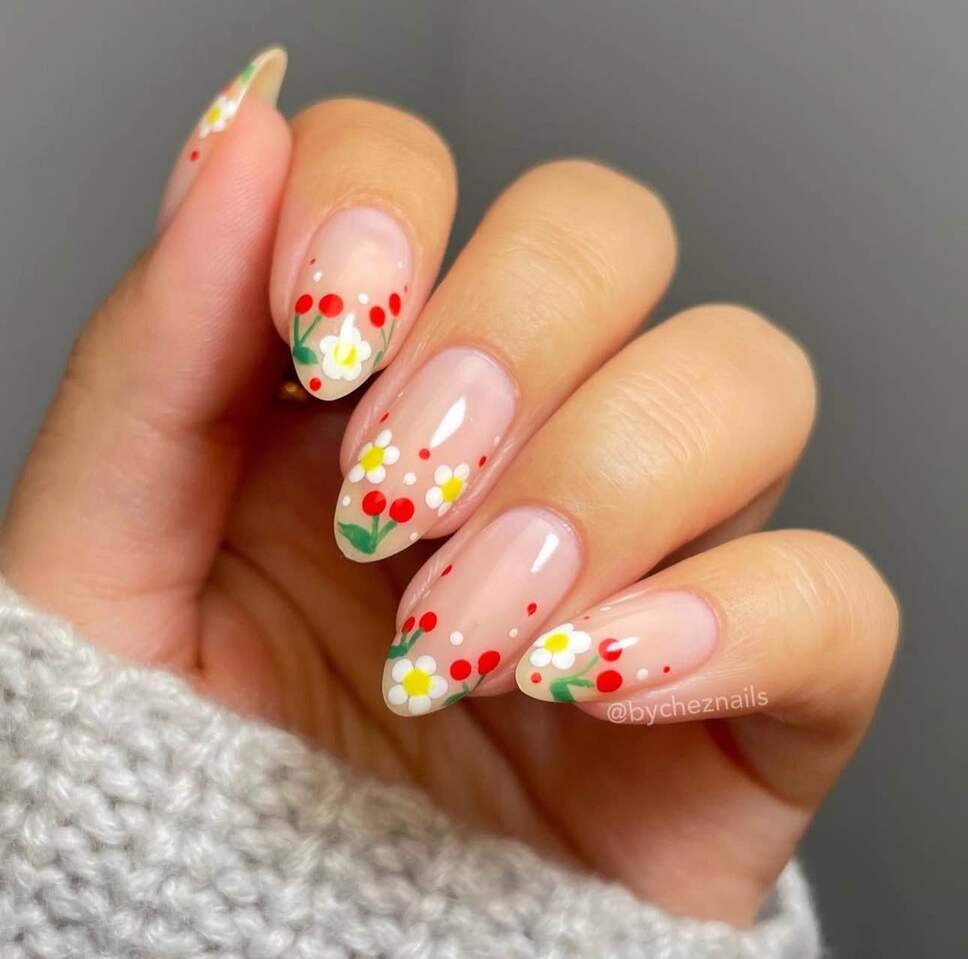 daisy nails