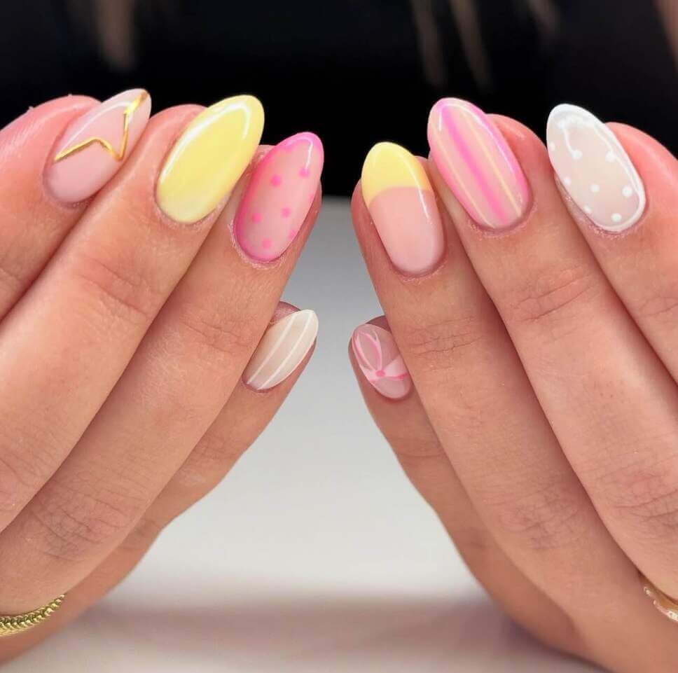 pastel spring nails