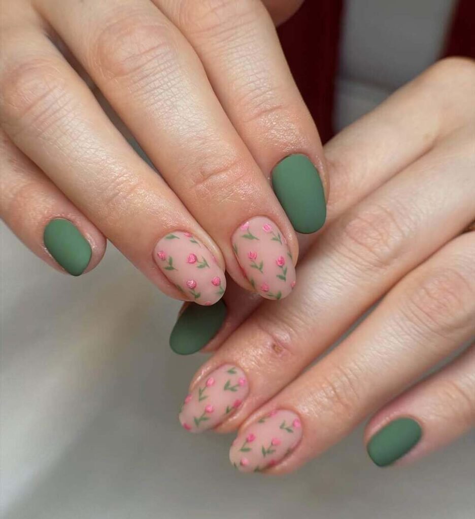 tulip nail designs 