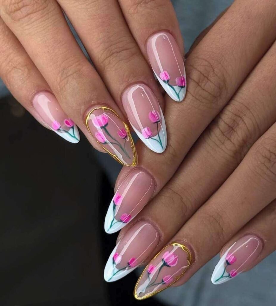tulip nail designs 