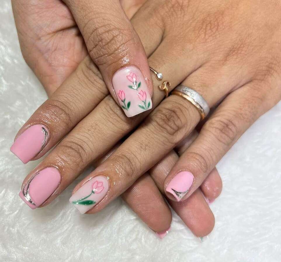 tulip nail designs 