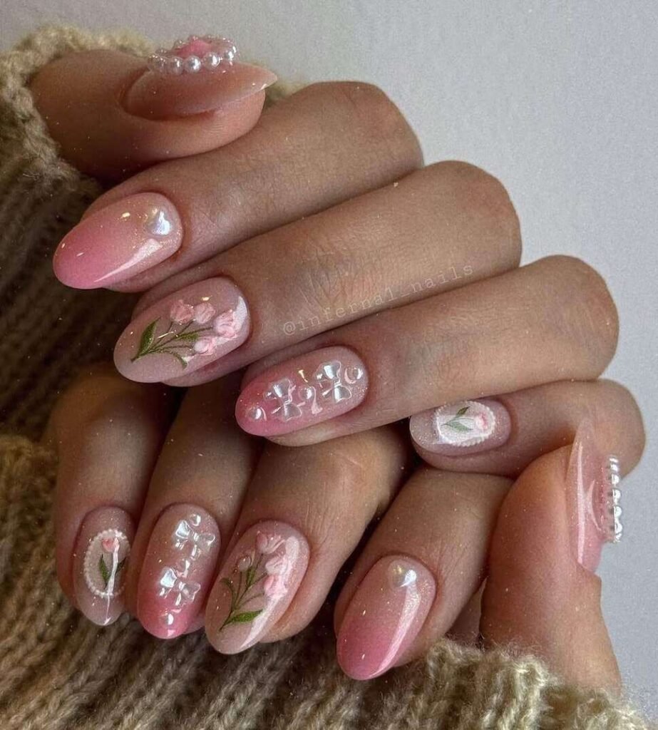 tulip nail designs 