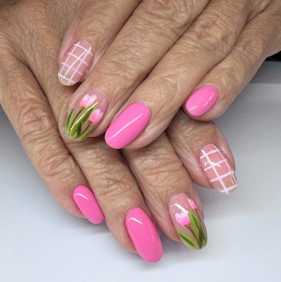 tulip nail designs 