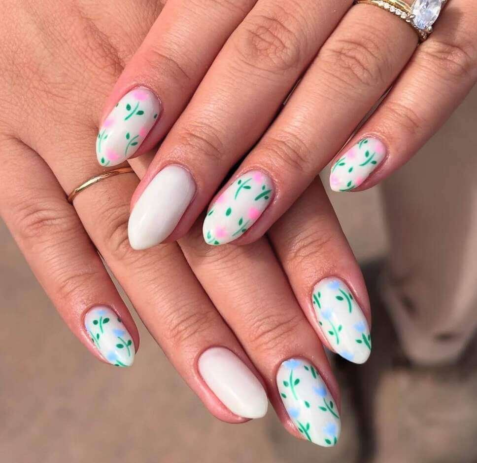 tulip nail designs 