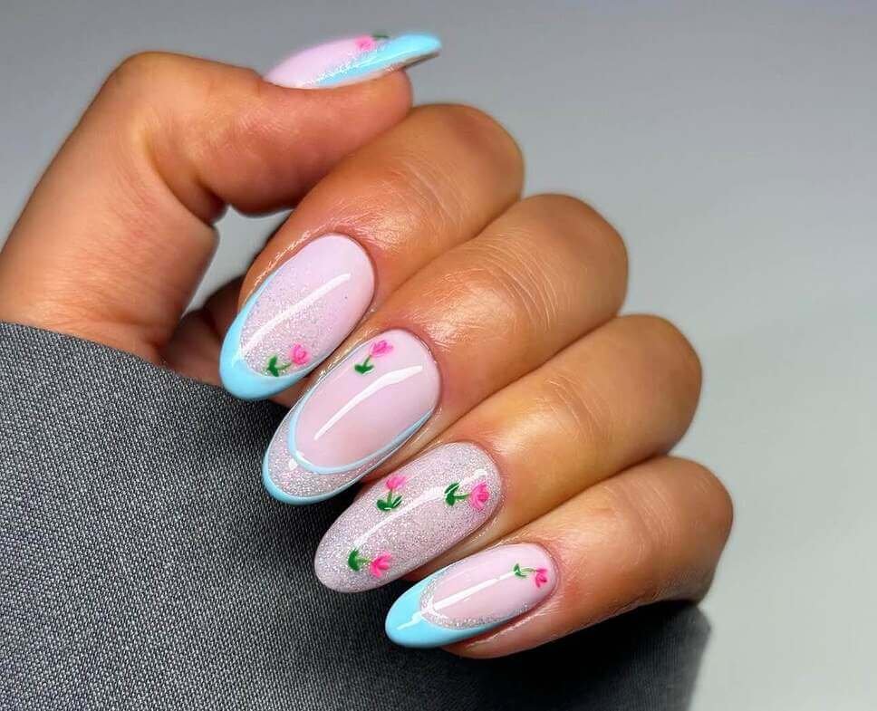 tulip nail designs 