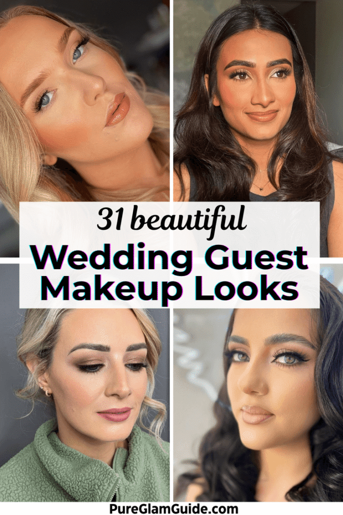 wedding guest makeup looks