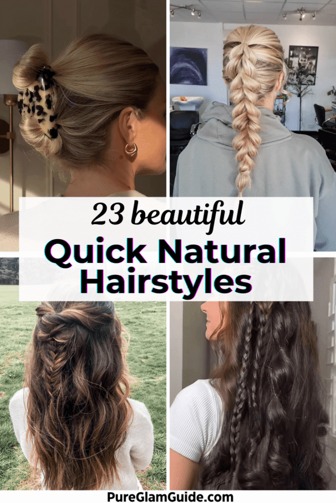 quick natural hairstyles