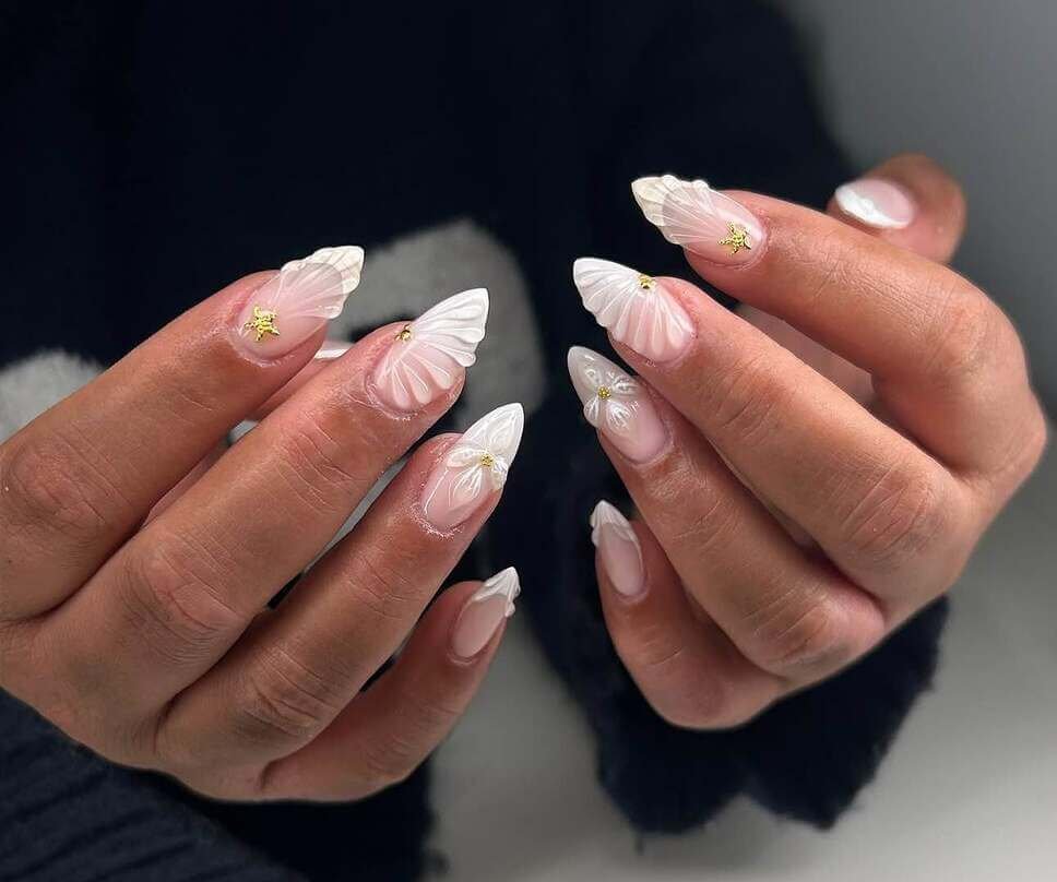 Summer wedding nails