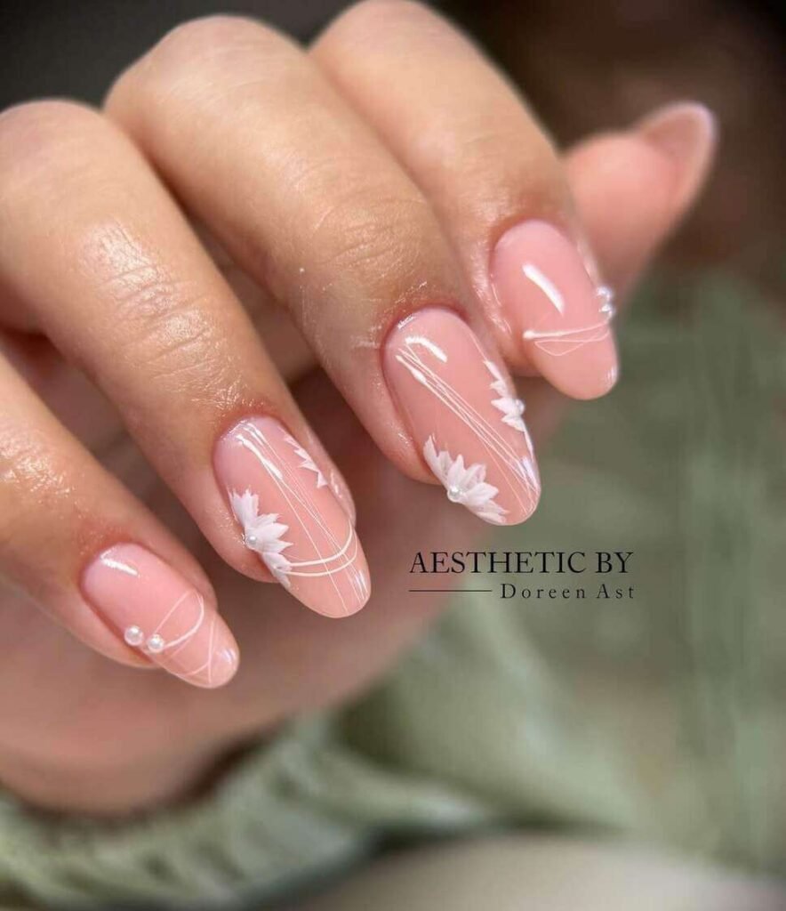 Summer wedding nails
