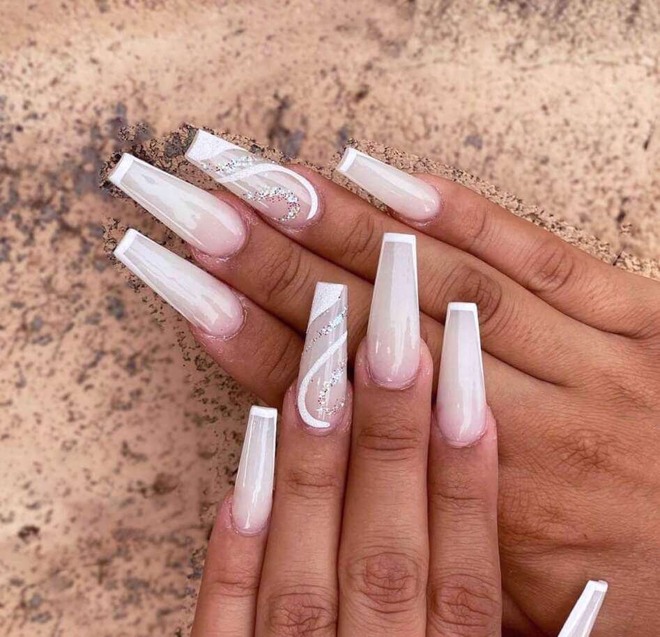 long wedding nails for summer