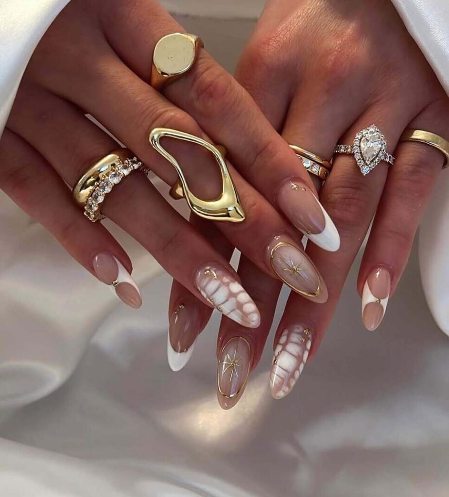 Summer wedding nails