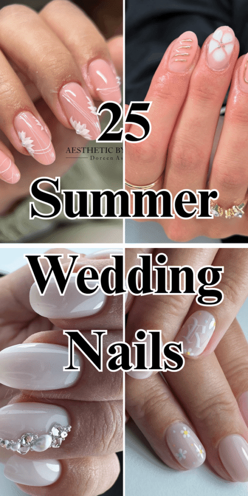 summer wedding nails