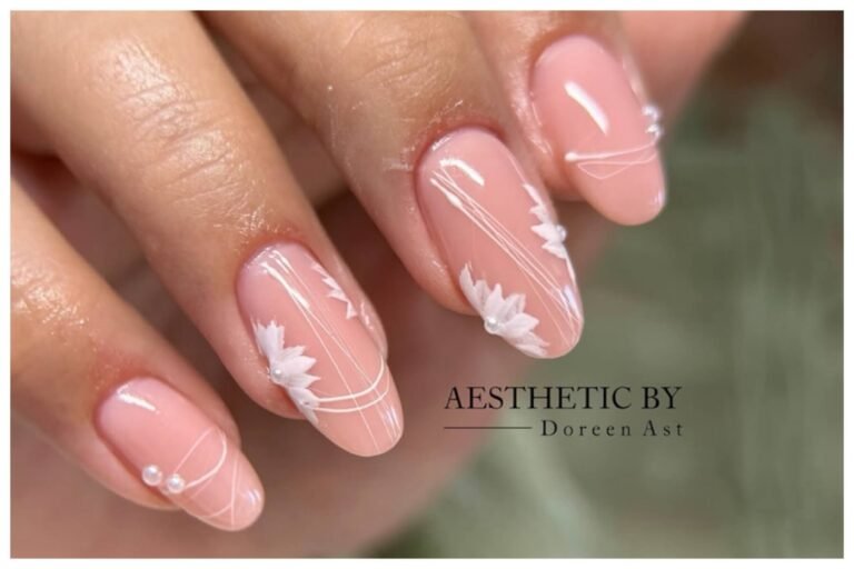 summer wedding nails