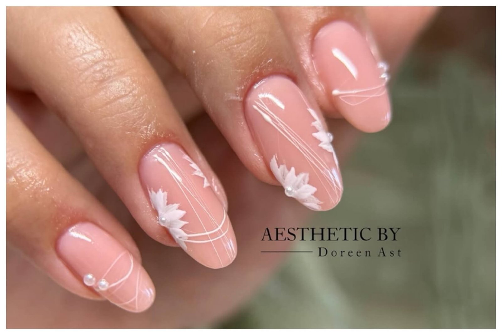 summer wedding nails