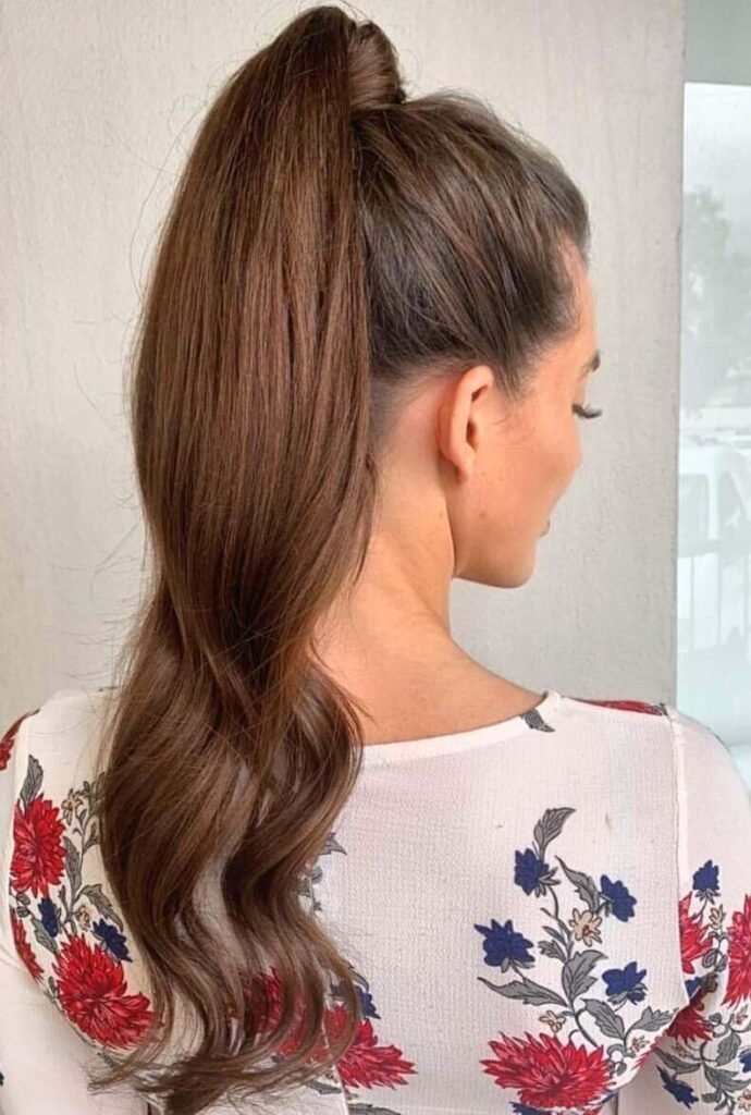 high ponytail hairstyles