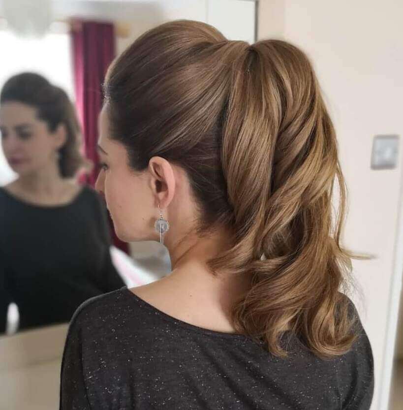 high ponytail hairstyles