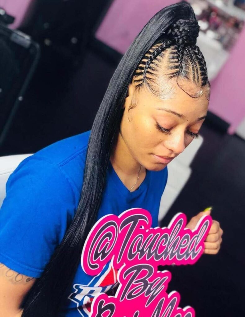 high ponytail hairstyles