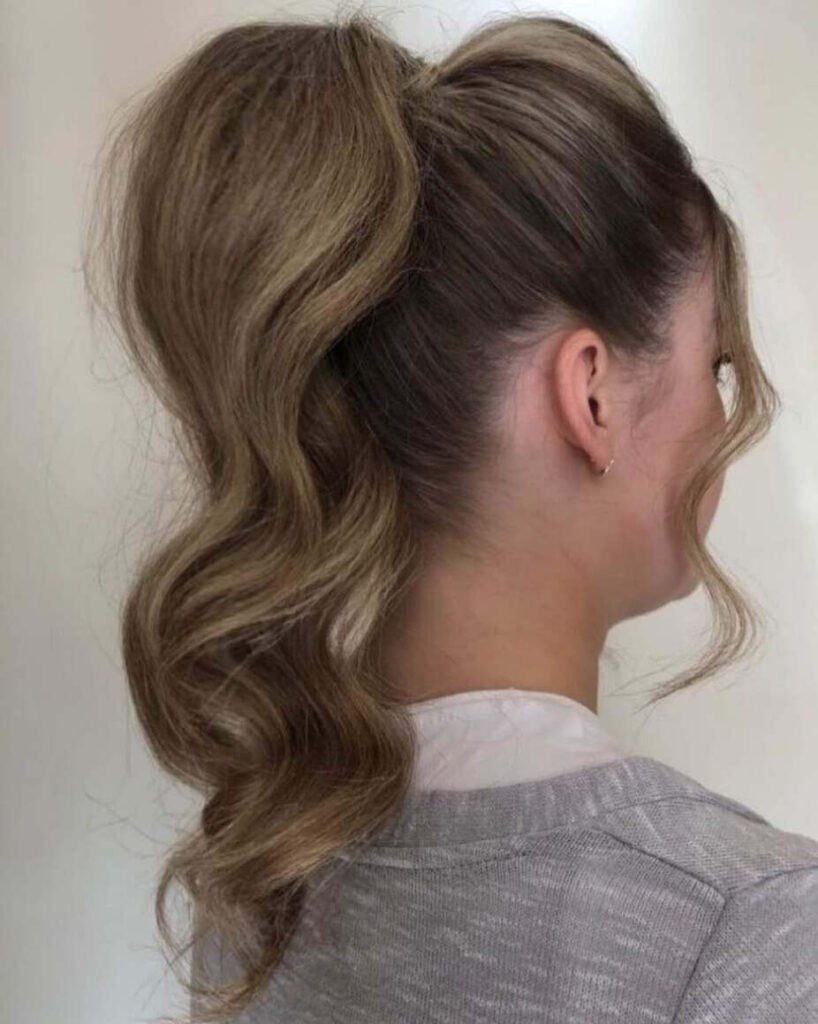 high ponytail hairstyles