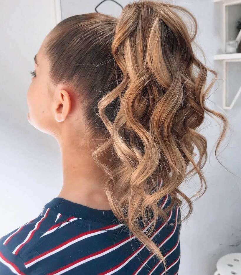 high ponytail hairstyles