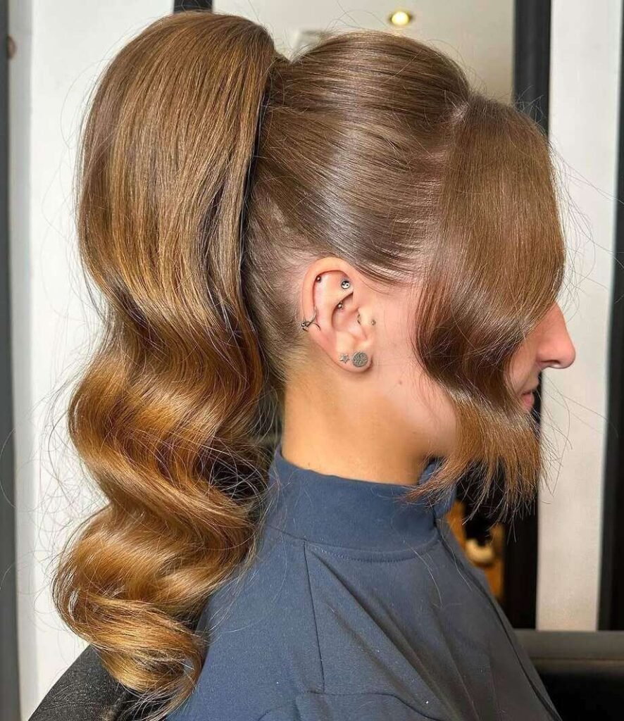 high ponytail hairstyles
