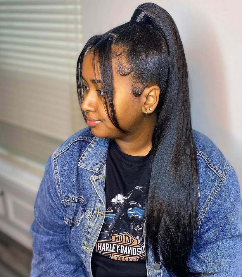 high ponytail hairstyles