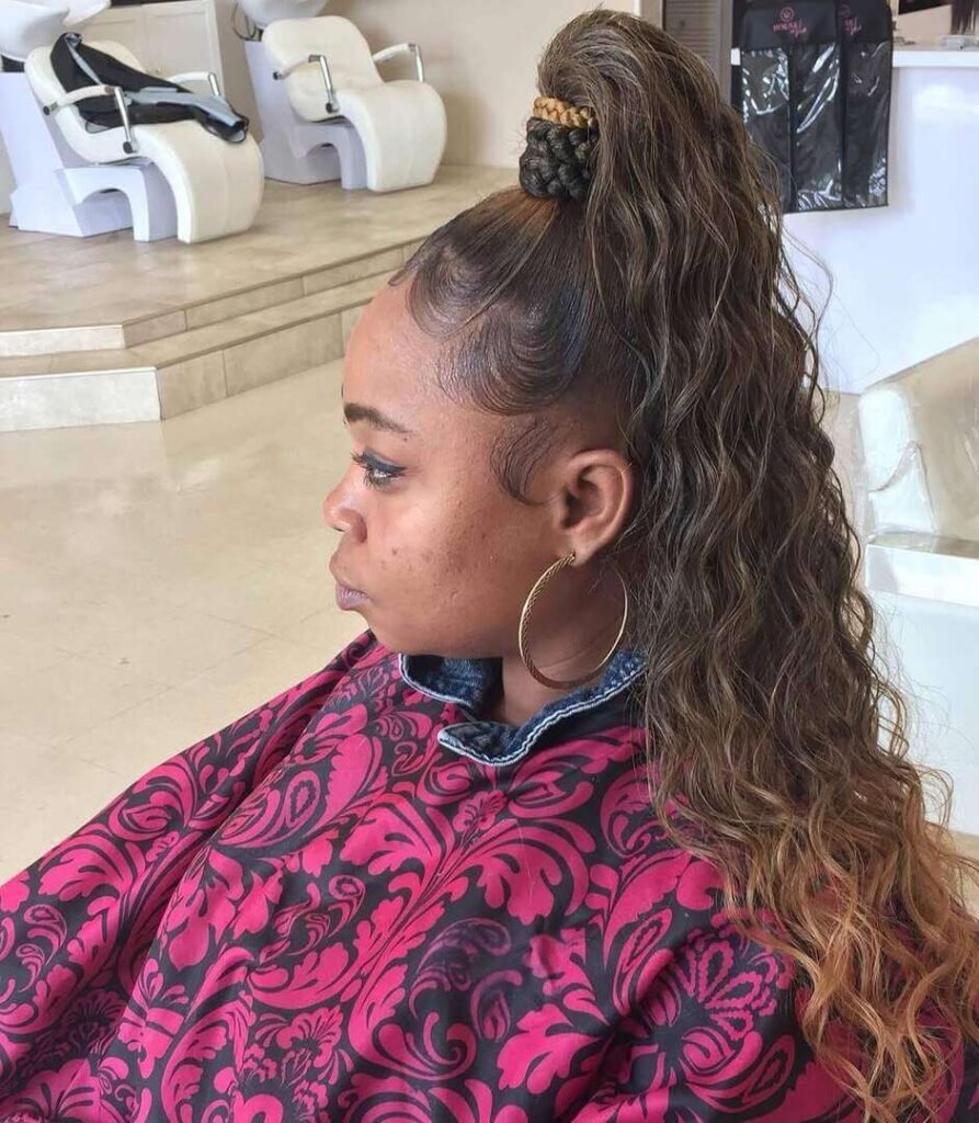 high ponytail hairstyles