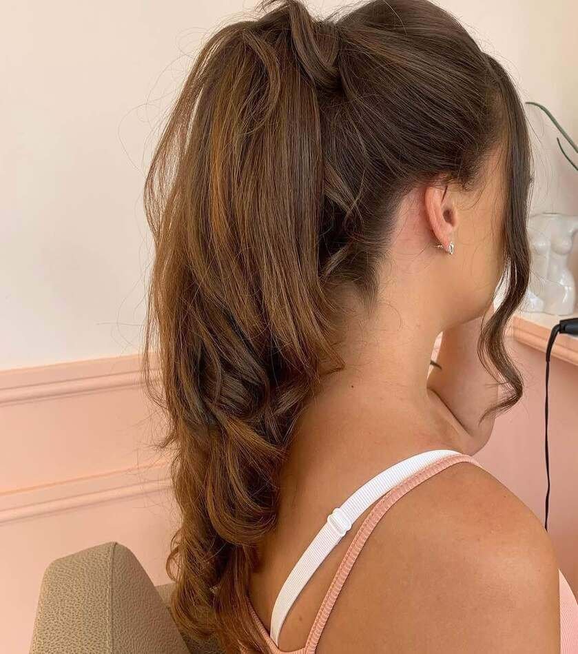 high ponytail hairstyles