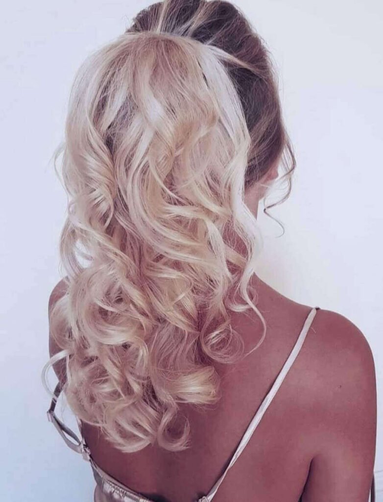 high ponytail hairstyle ideas