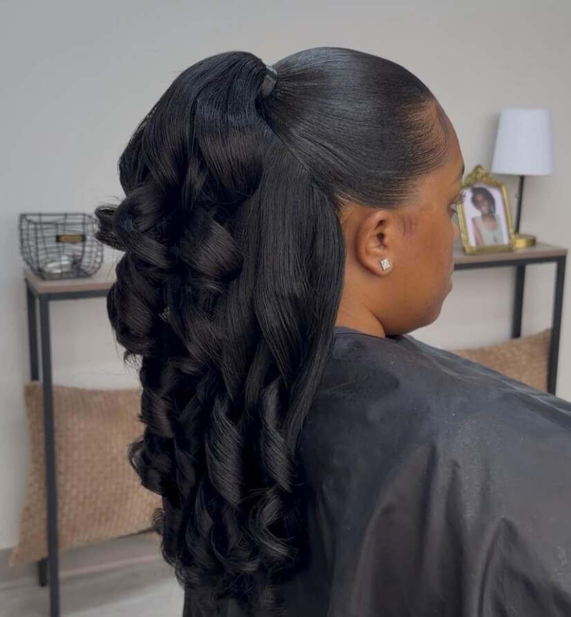 high ponytail hairstyles
