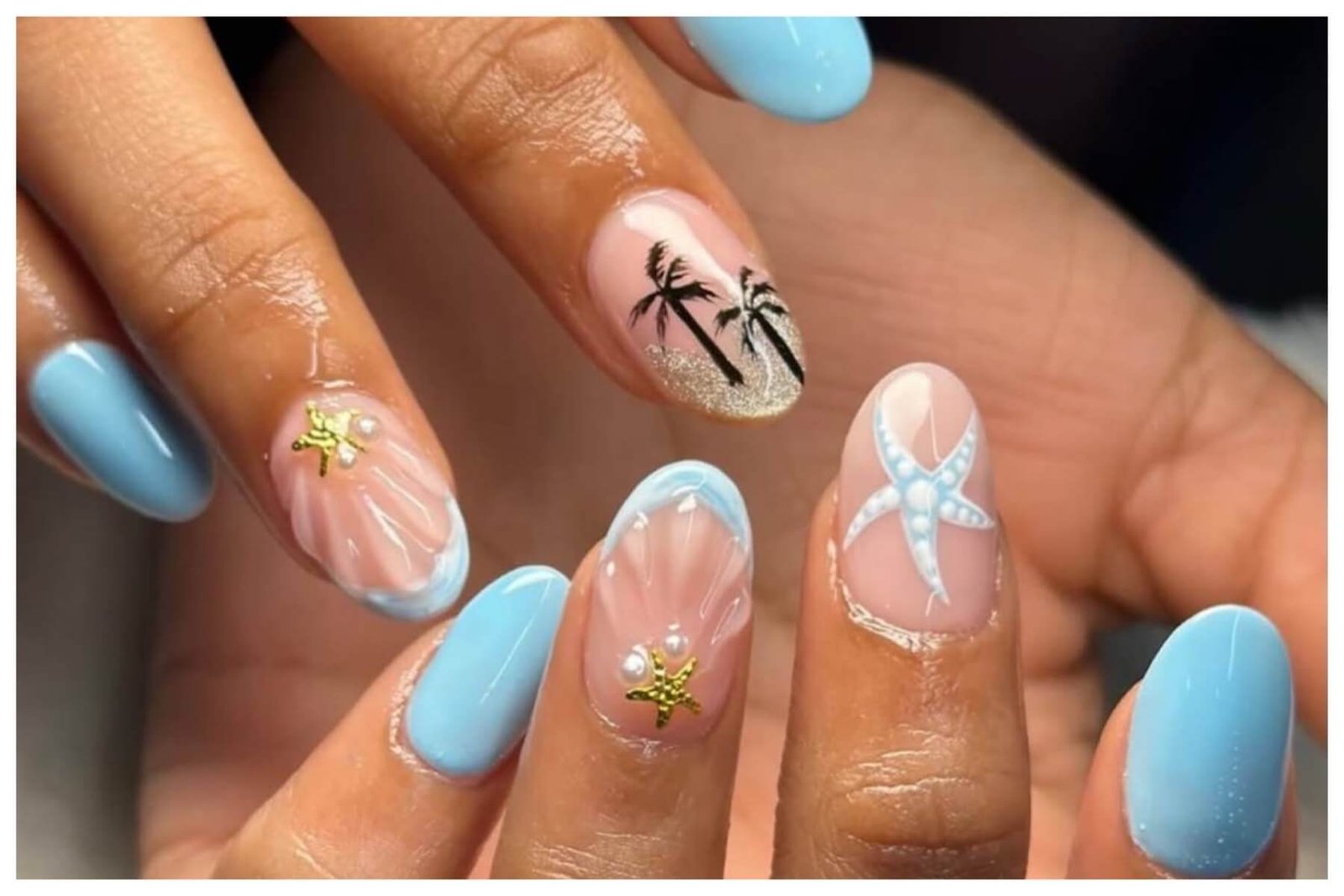 vacation summer nails