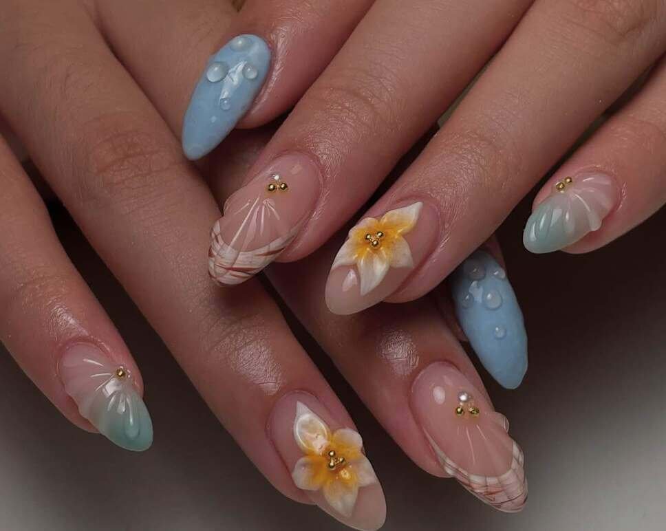 vacation summer nails