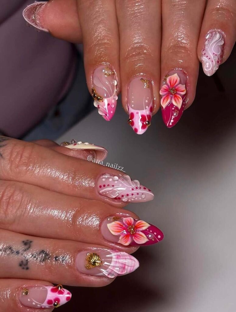 vacation summer nails