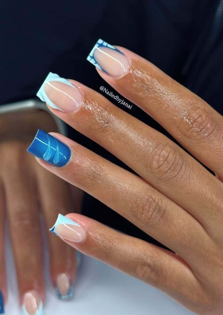 blue ocean nails