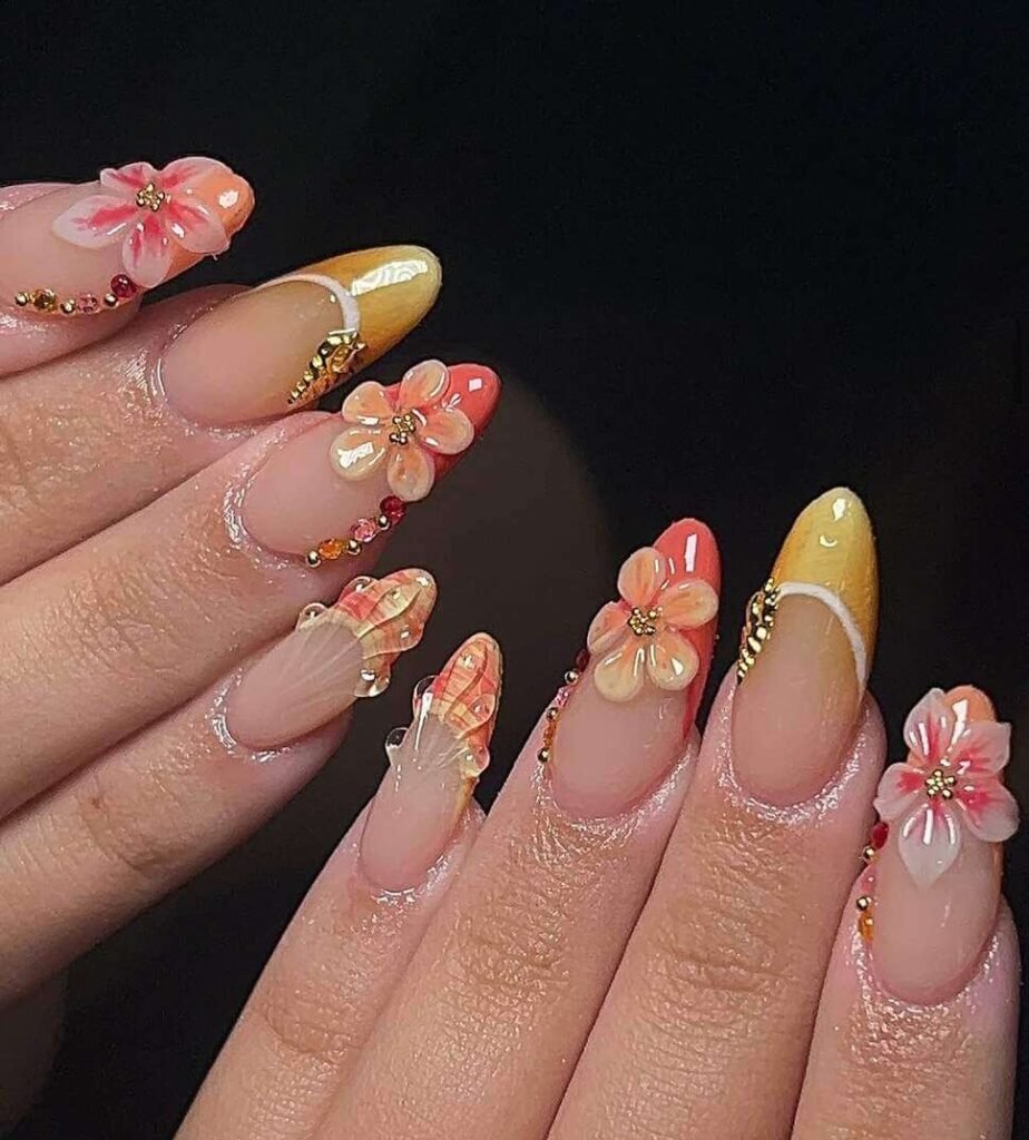 vacation summer nails