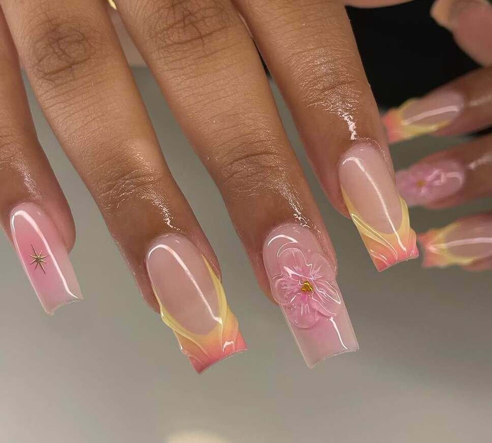 vacation summer nails