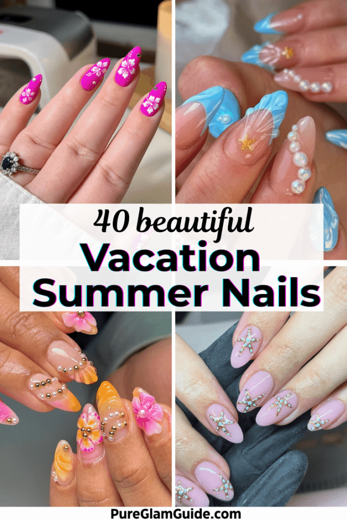 vacation summer nails