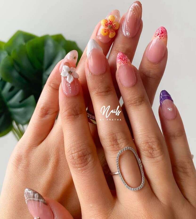 vacation summer nails