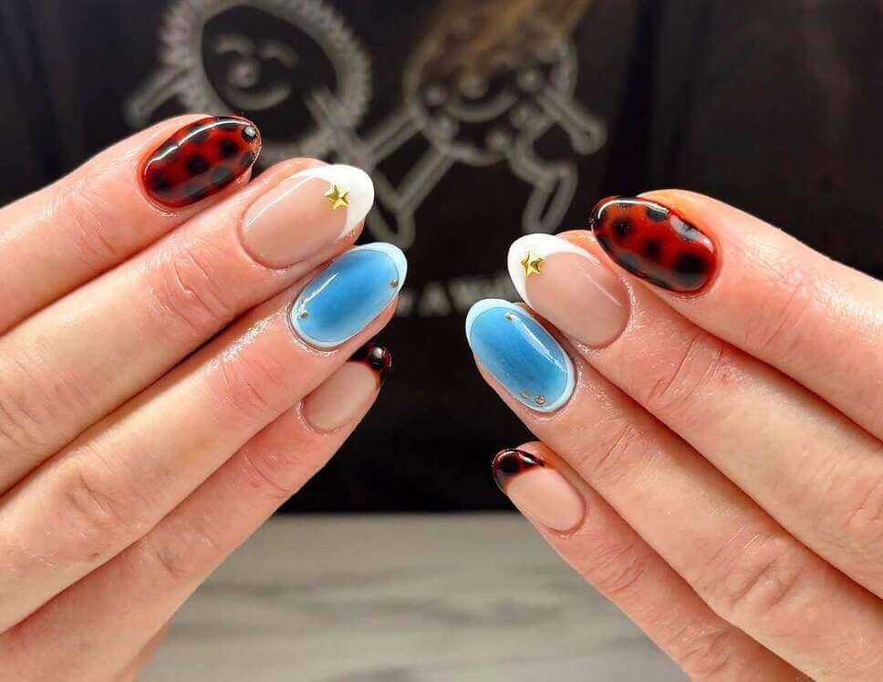 cowgirl early fall nails