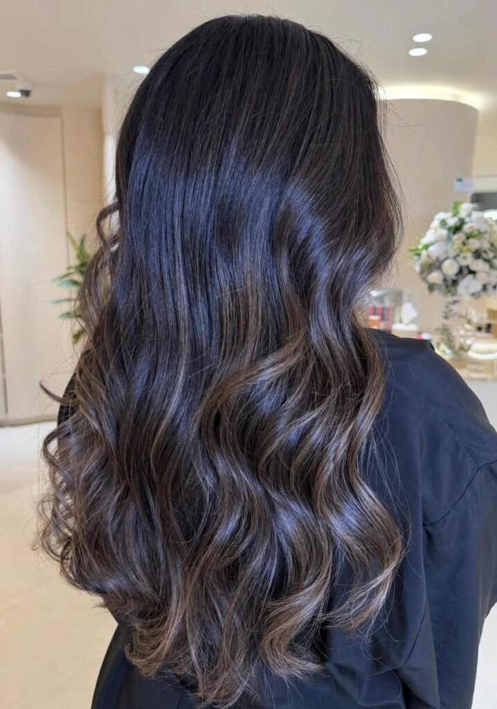 dark fall hair color for brunettes