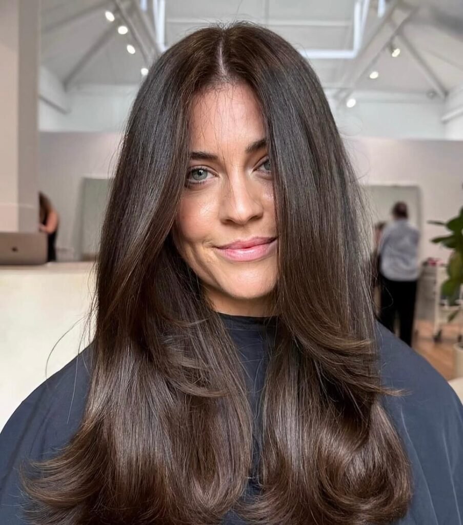 dark fall hair color for brunettes