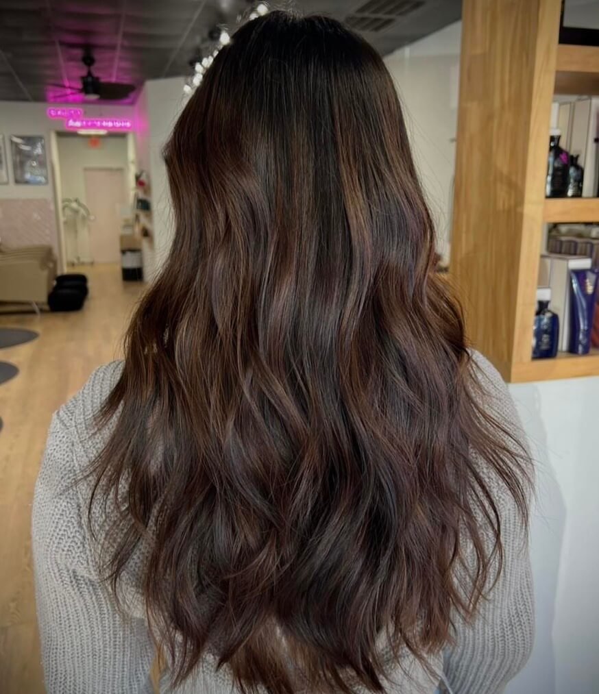 fall hair color for brunettes